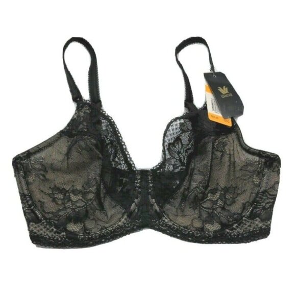 Wacoal Womens Lace To Love Underwire Bra Black Style 855297 Size 32DD NEW - Picture 7 of 10